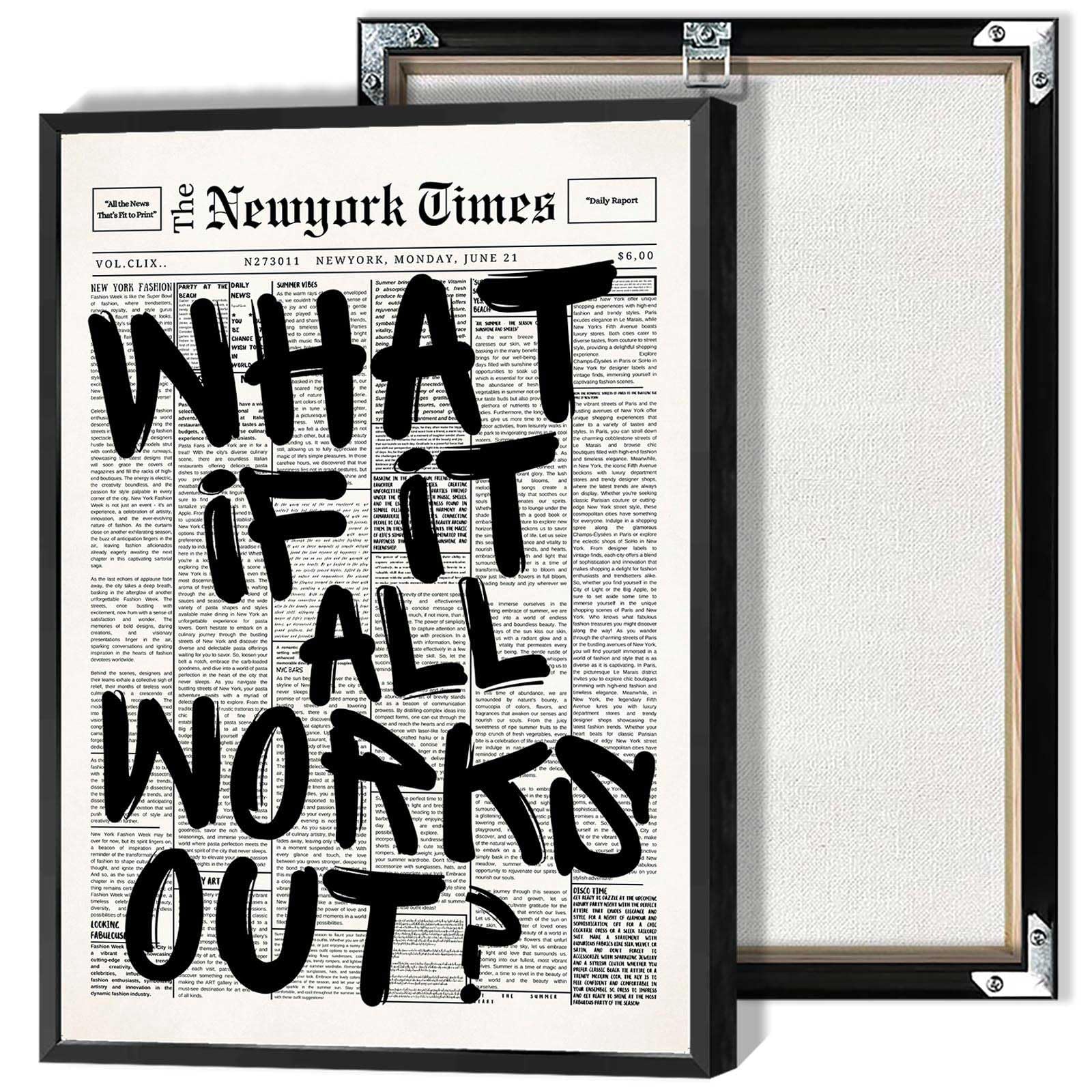 Choosing the Right Retro Black and White Newspaper Poster for Your Space